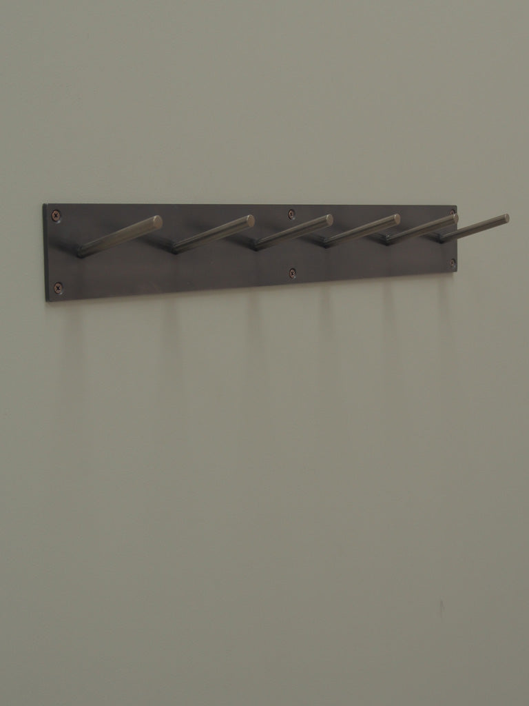 Blackened Steel Coat Rack - on clearance