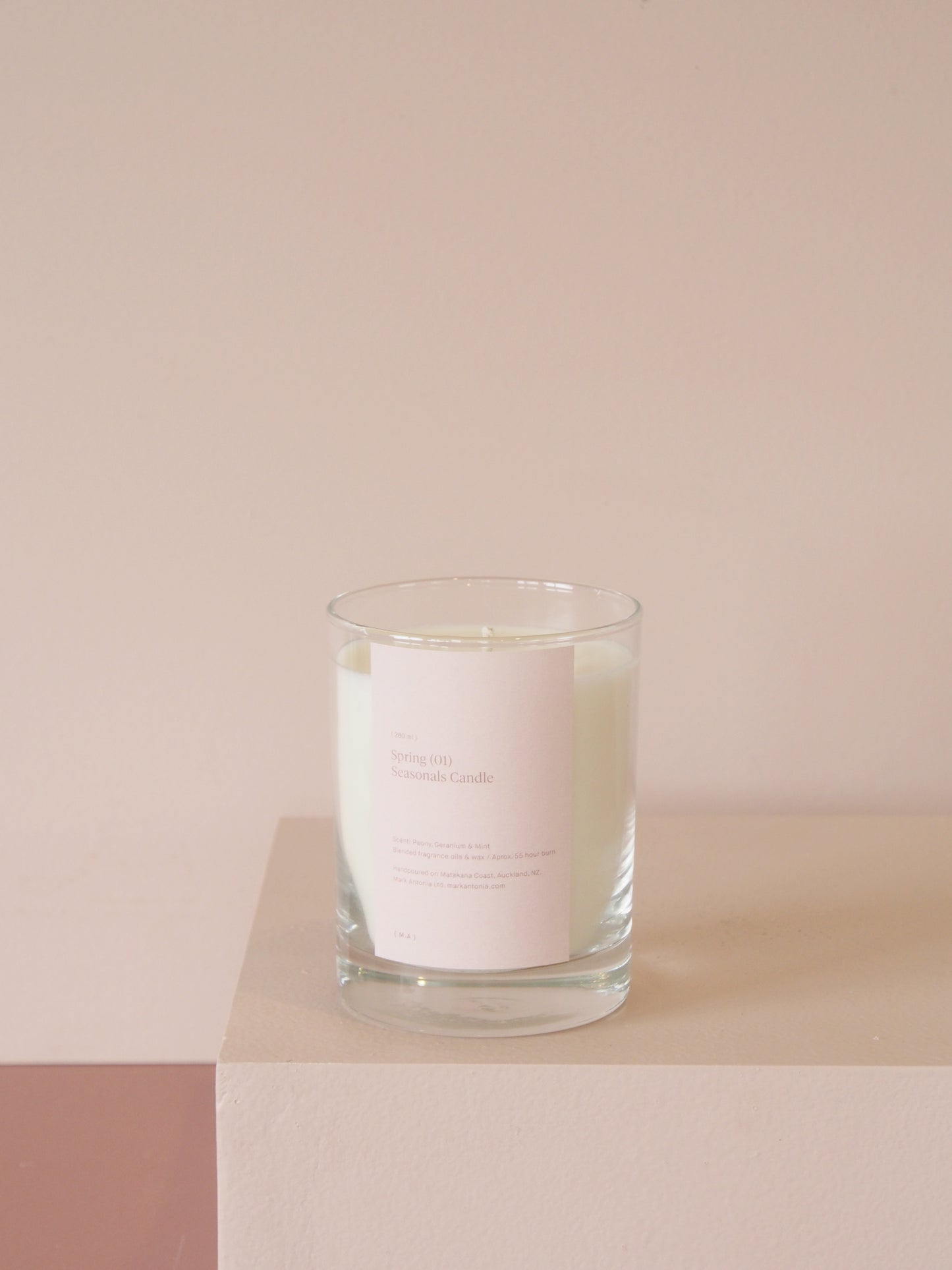 Seasonals Candles - Peony, Mint & Geranium.