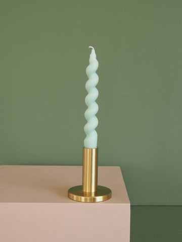 Twisted Taper Candles - Peppermint - on clearance